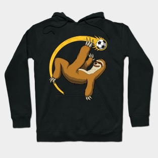 Sloth Soccer Player Hoodie